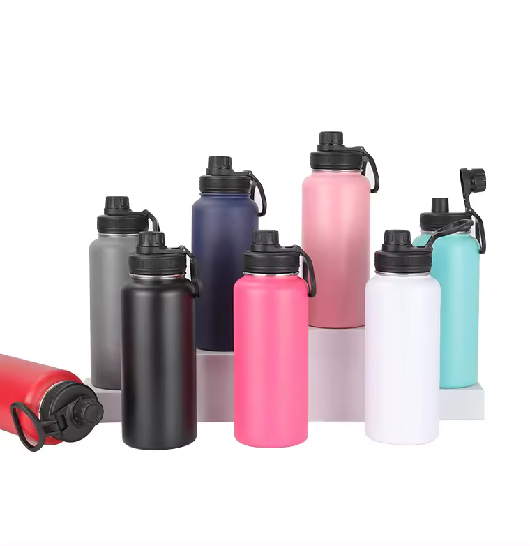 32oz Stainless Steel Double Walled Insulated Water Bottles