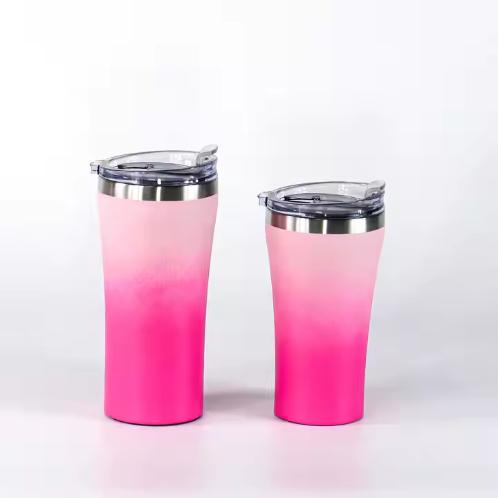 12oz Gradient Color Insulated Coffee Cup