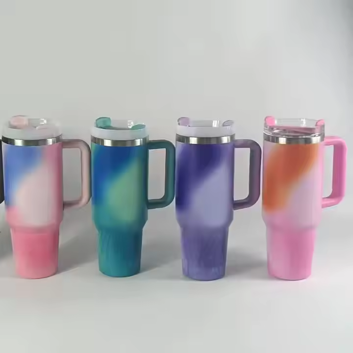 Tie-dye Crafts 40oz Stainless Steel Vacuum Tumbler